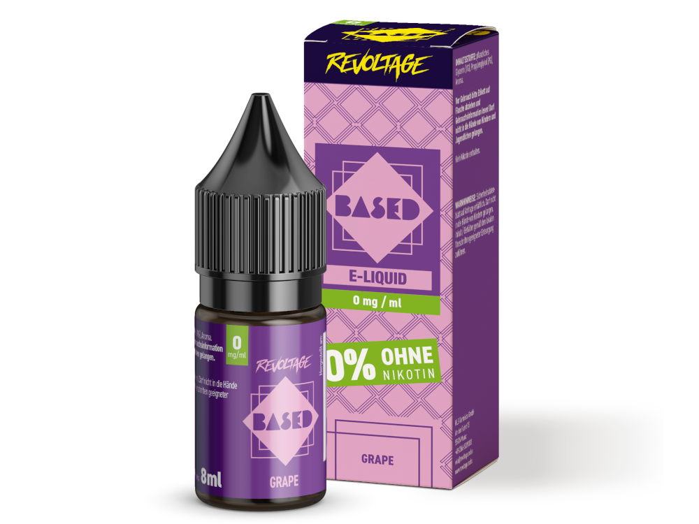 Revoltage - BASED - Grape Hybrid Nikotinsalz Liquid 8 ml 0 mg/ml