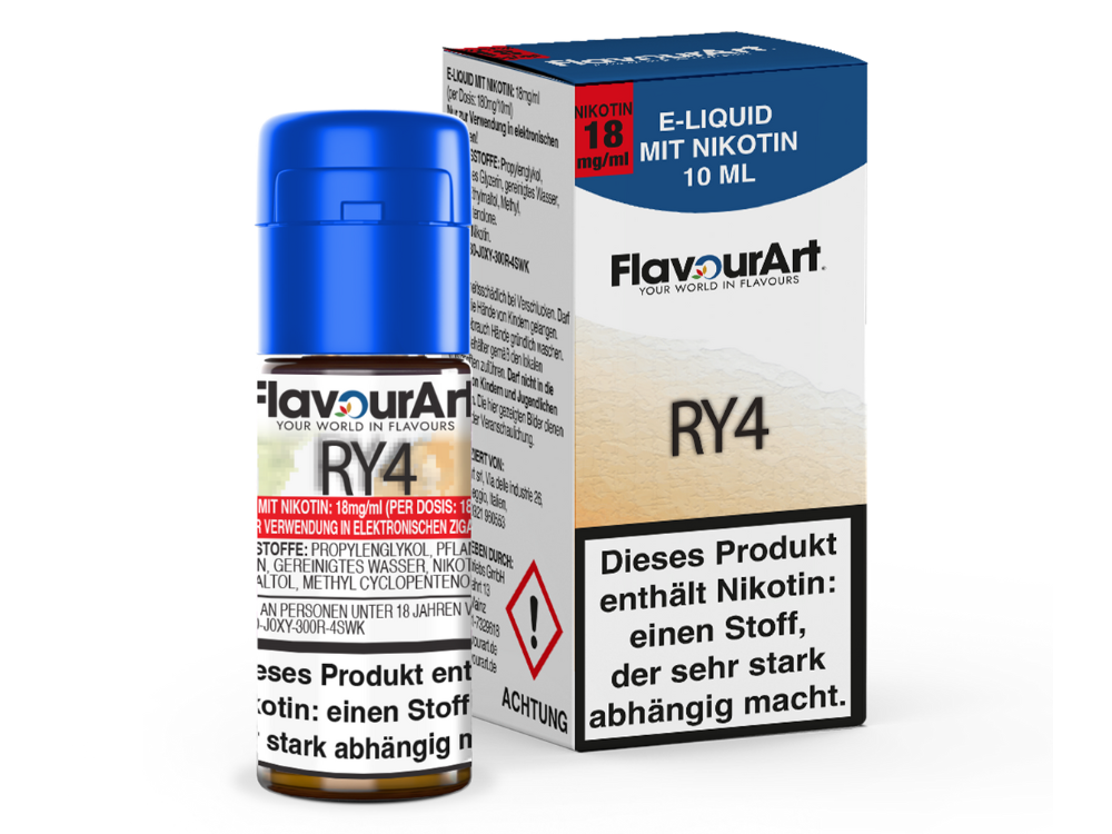 FlavourArt - RY4 E-Zigaretten Liquid 18 mg/ml