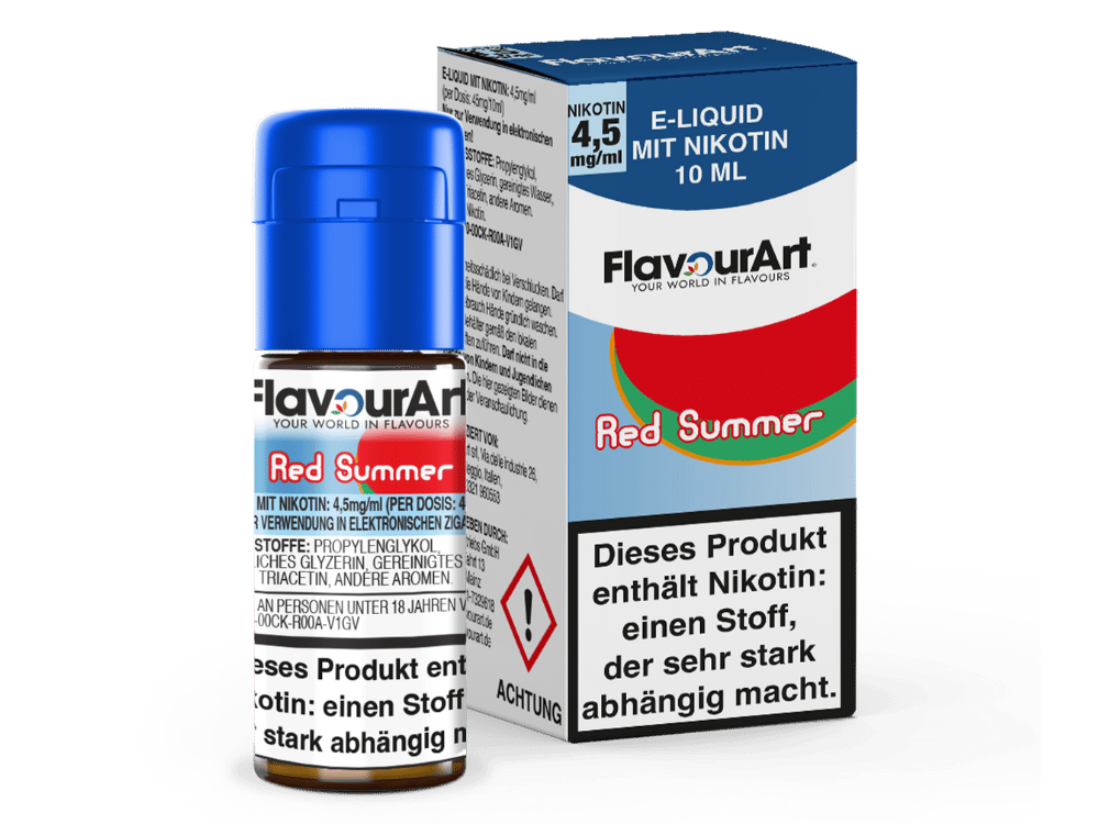 FlavourArt - Red Summer E-Zigaretten Liquid 4,5 mg/ml