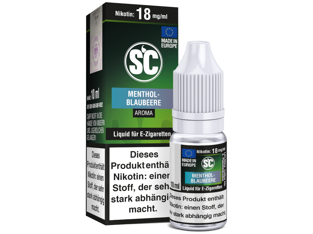 SC Liquid - Menthol-Blaubeere 0 mg/ml