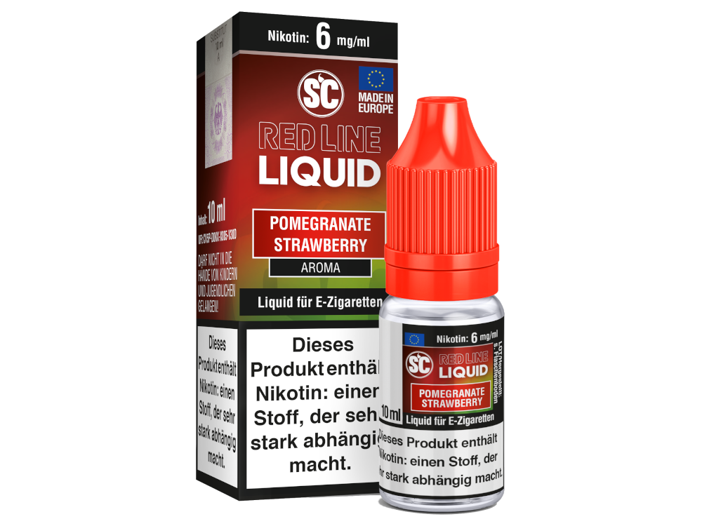 SC - Red Line Nikotin - Pomegranate Strawberry 6 mg/ml