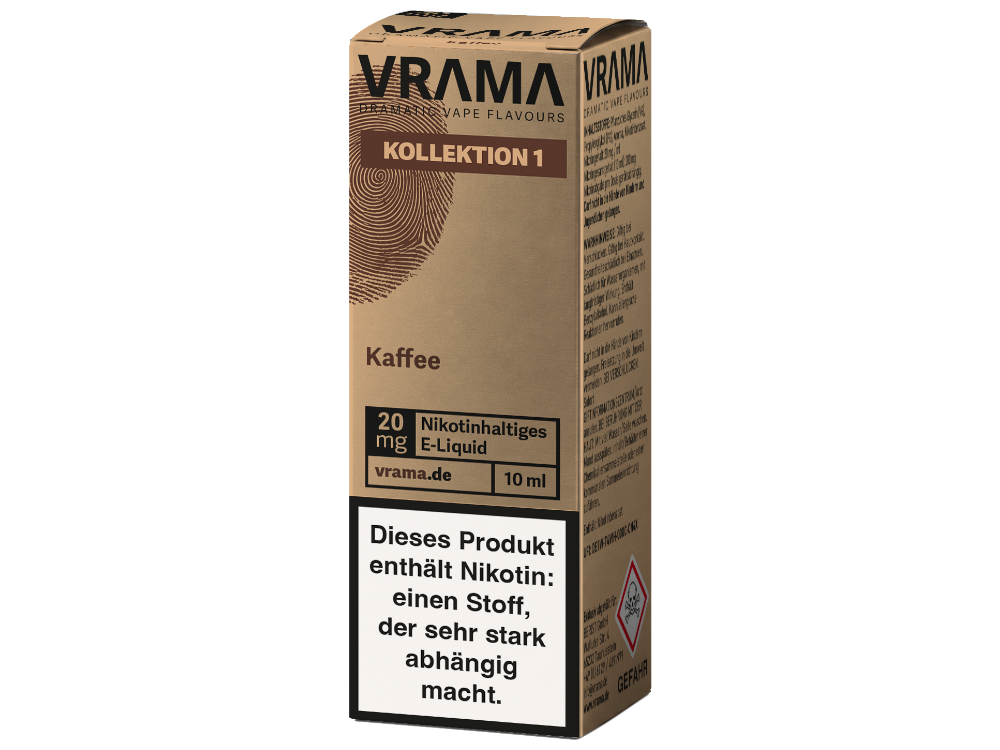 VRAMA - Kollektion 1 - Nikotinsalz Liquid - Kaffee