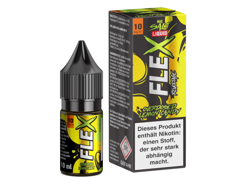 Revoltage - FLEX - Overdosed Lemon Candy - Nikotinsalz Liquid 10 mg/ml