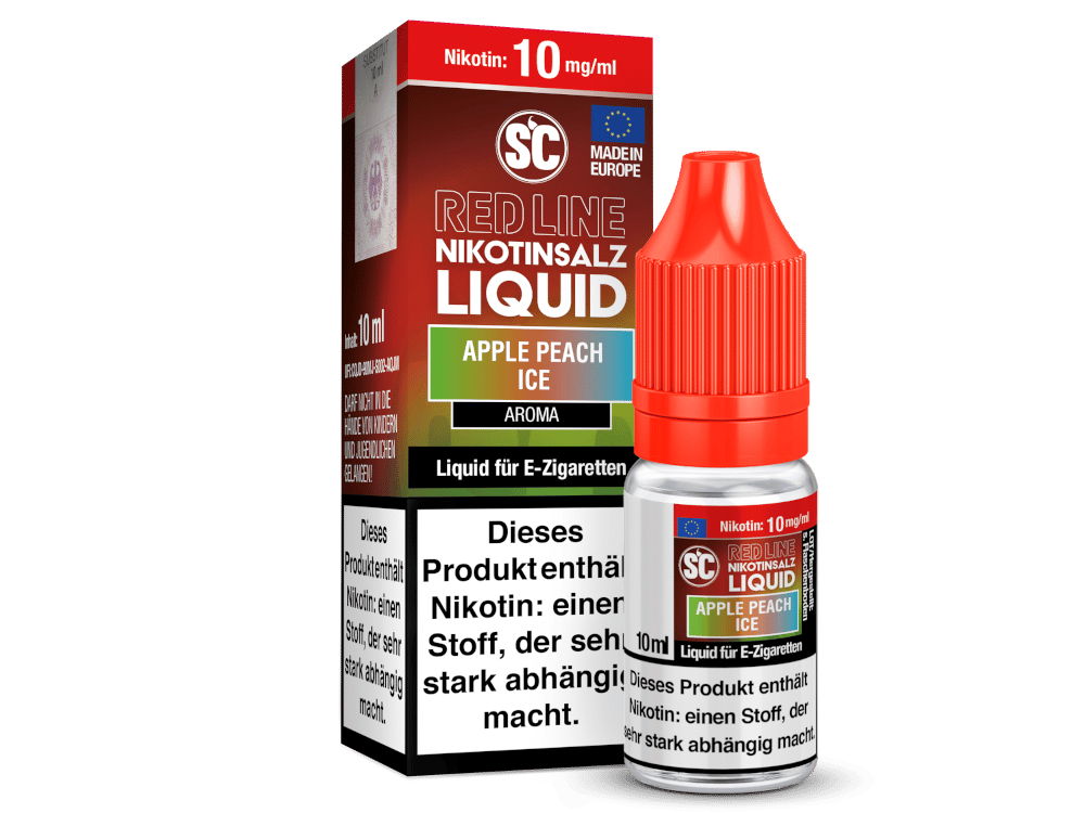 SC - Red Line - Apple Peach Ice - Nikotinsalz Liquid 10 mg/ml