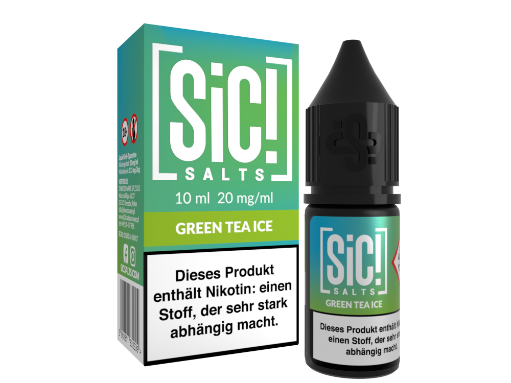 SiC! Salts - Green Tea Ice - Nikotinsalz Liquid 20 mg/ml