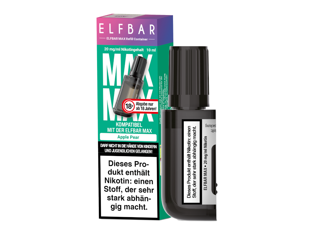 Elfbar - Max Refill Container - Apple Pear 20 mg/ml