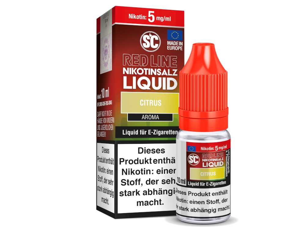 SC - Red Line - Citrus - Nikotinsalz Liquid 5 mg/ml