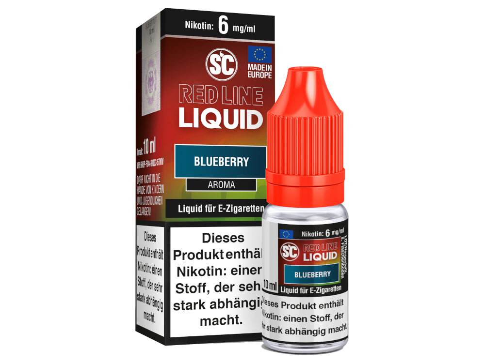 SC - Red Line Nikotin - Blueberry 6 mg/ml