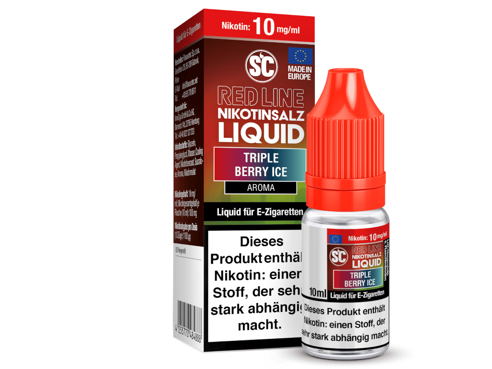 SC - Red Line - Triple Berry Ice - Nikotinsalz Liquid 10 mg/ml
