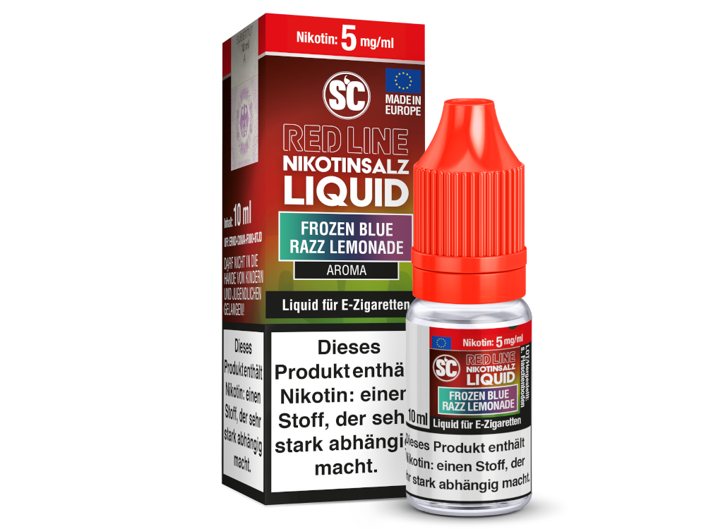 SC - Red Line - Frozen Blue Razz Lemonade - Nikotinsalz Liquid 5 mg/ml