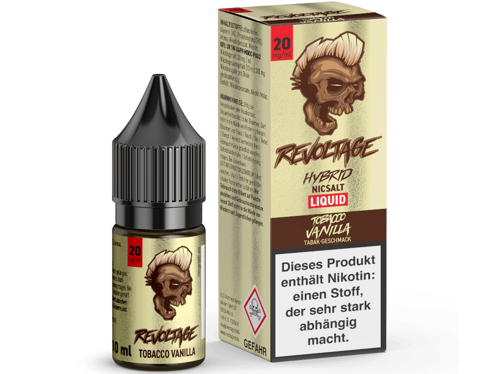 Revoltage - Tobacco Vanilla - Hybrid Nikotinsalz Liquid 20 mg/ml