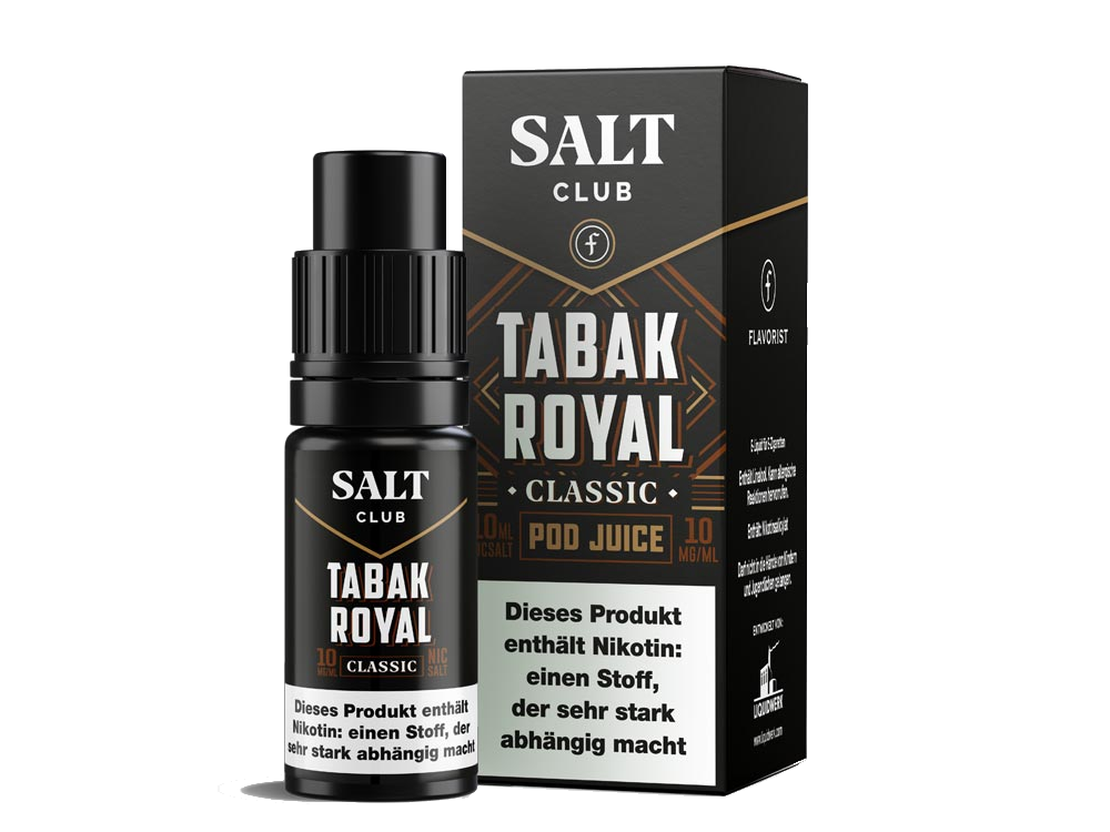 Salt Club - Flavorist Tabak Royal - Classic - Nikotinsalz Liquid 10 mg/ml