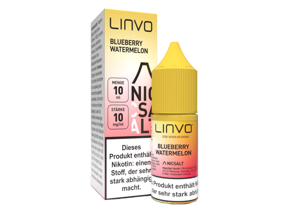 Linvo - Blueberry Watermelon - Nikotinsalz Liquid 10 mg/ml