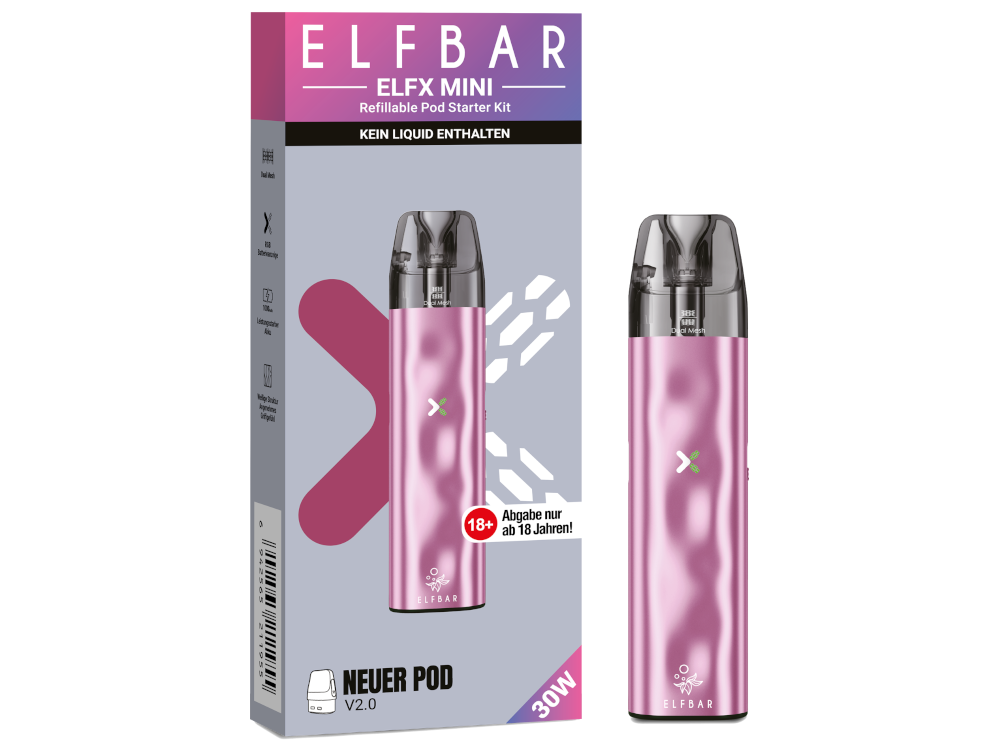 Elfbar - Elfx Mini E-Zigaretten Set Pink