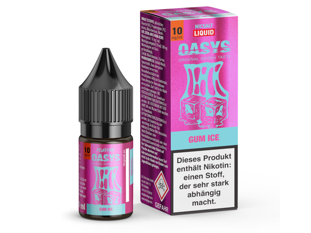 Revoltage - OASYS - Gum Ice - Hybrid Nikotinsalz Liquid 10 mg/ml