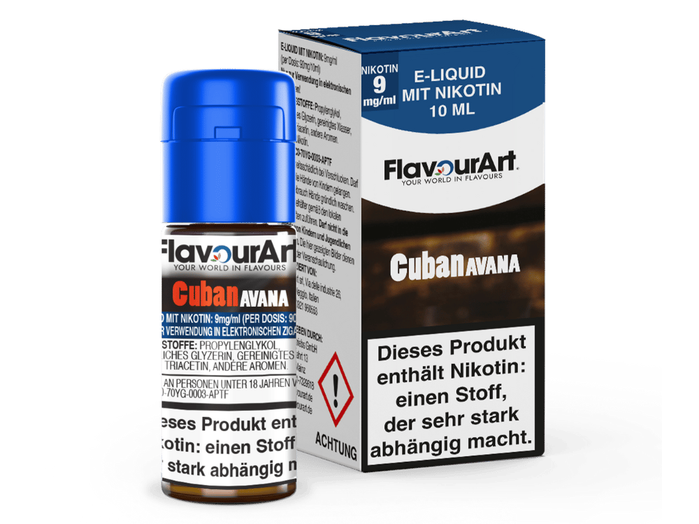 FlavourArt - Cuban Avana Vape Liquid