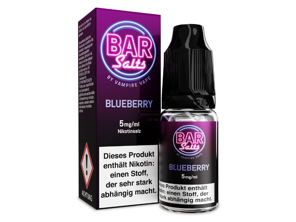 Vampire Vape - Bar Salts - Blueberry - Nikotinsalz Liquid 5 mg/ml