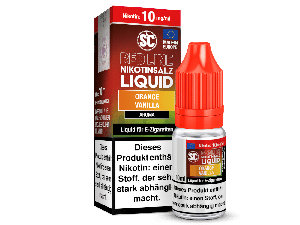 SC - Red Line - Orange Vanilla - Nikotinsalz Liquid 10 mg/ml
