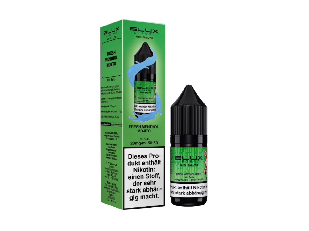 Elux - Fresh Menthol Mojito - Nikotinsalz Liquid 10 mg/ml