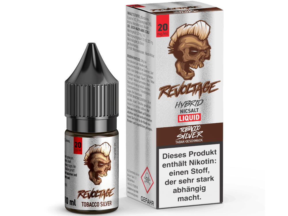 Revoltage - Tobacco Silver - Hybrid Nikotinsalz Liquid 20 mg/ml