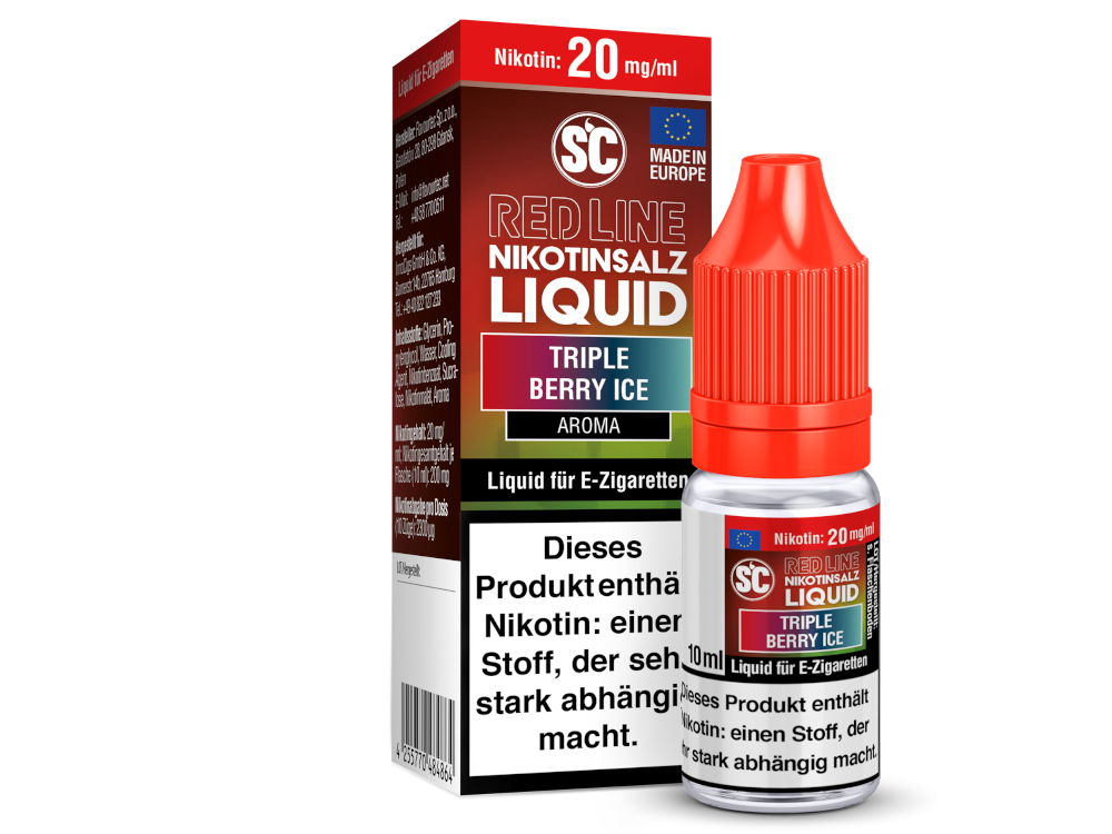 SC - Red Line - Triple Berry Ice - Nikotinsalz Liquid 20 mg/ml