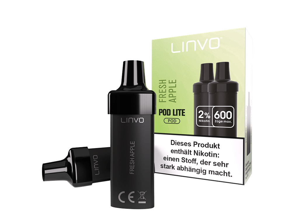 Linvo - Pod Lite Cartridge Fresh Apple 20 mg/ml (2 Stück pro Packung)