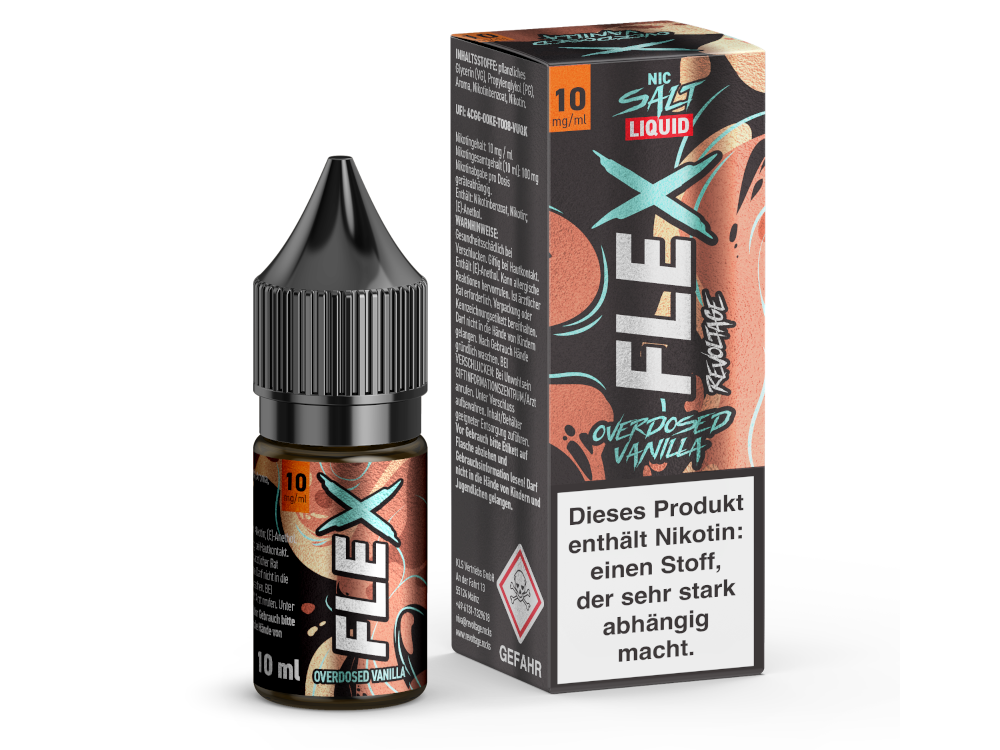 Revoltage - FLEX - Overdosed Vanilla - Nikotinsalz Liquid 10 mg/ml