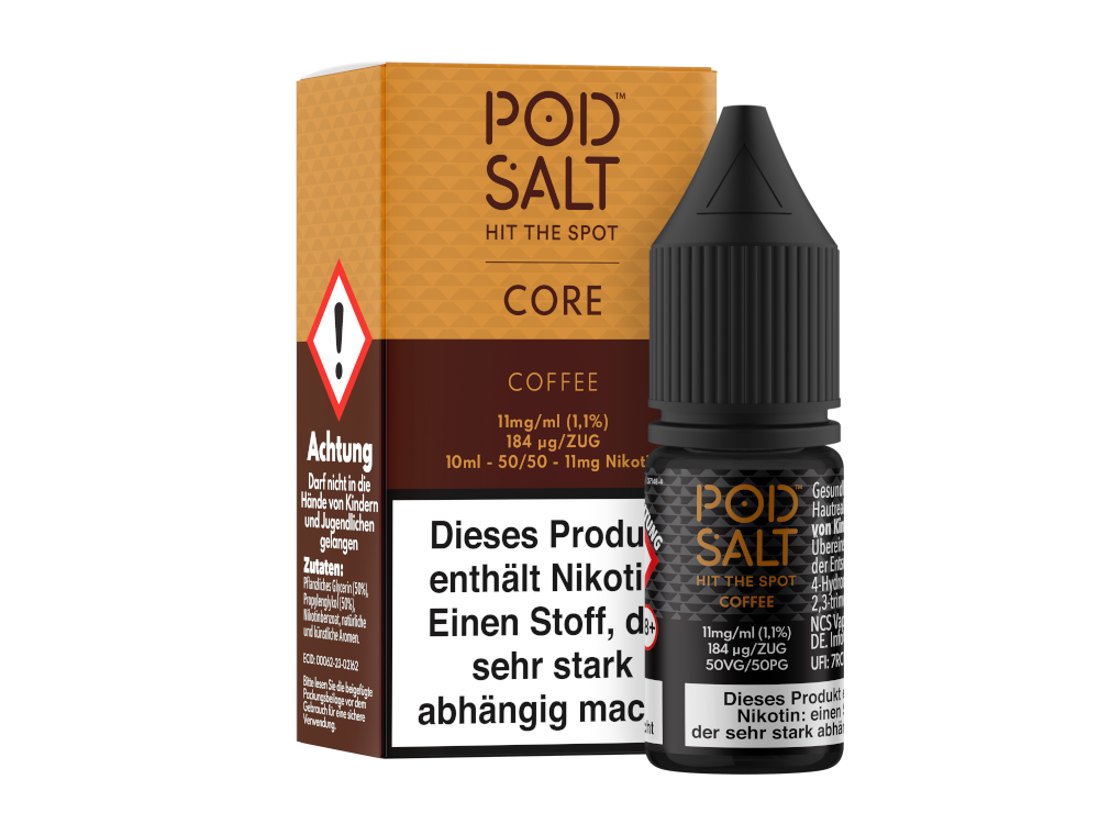 Pod Salt Core - Coffee - Nikotinsalz Liquid 11 mg/ml
