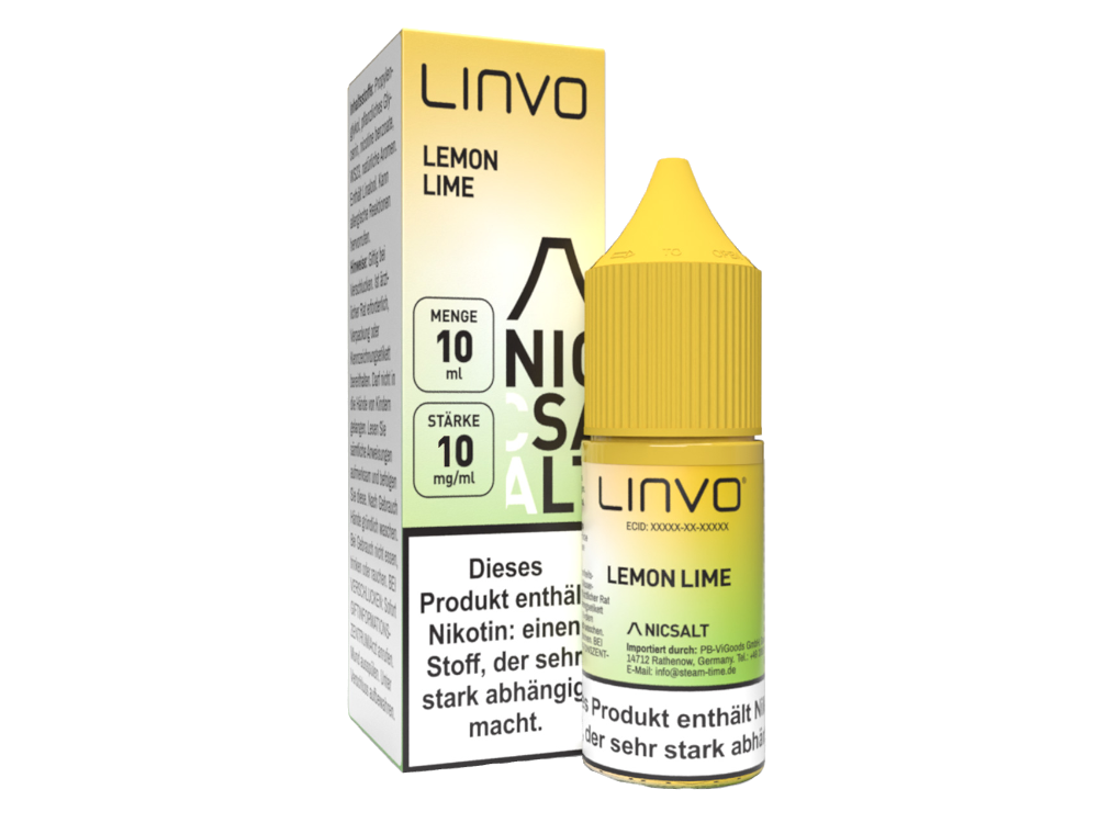 Linvo - Lemon Lime - Nikotinsalz Liquid 10 mg/ml