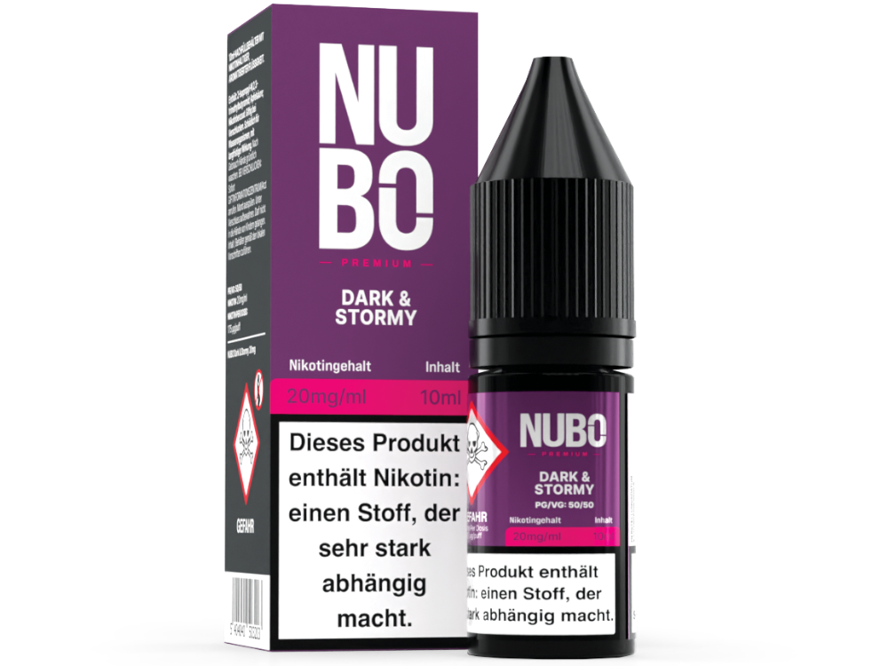 NUBO - Nikotinsalz Liquid - Dark & Stormy