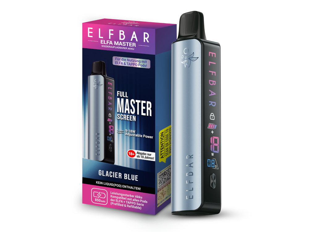 Elfbar - Elfa Master Akku 850 mAh Glacier Blue