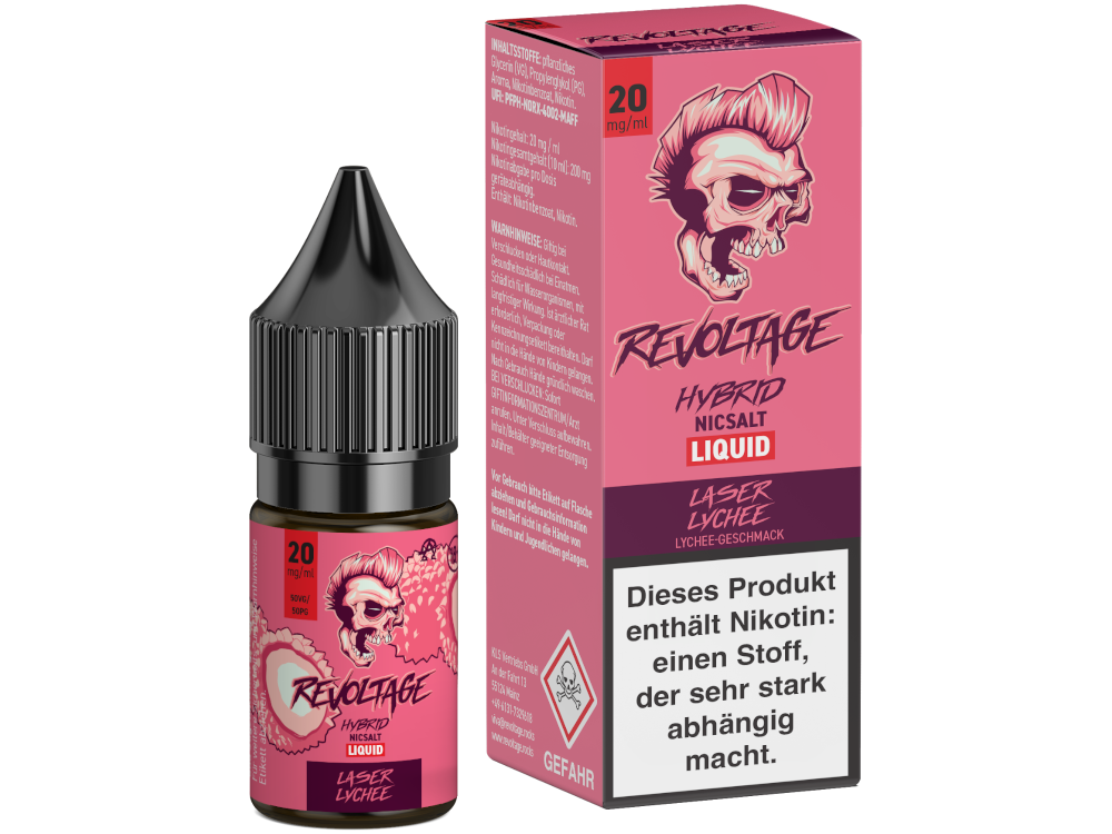 Revoltage - Laser Lychee - Hybrid Nikotinsalz Liquid 20 mg/ml