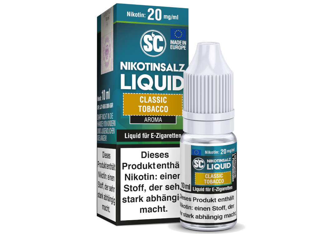 SC - Classic Tobacco - Nikotinsalz Liquid 20 mg/ml