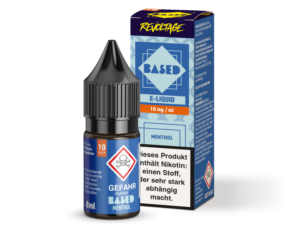 Revoltage - BASED - Menthol Hybrid Nikotinsalz Liquid 8 ml 10 mg/ml