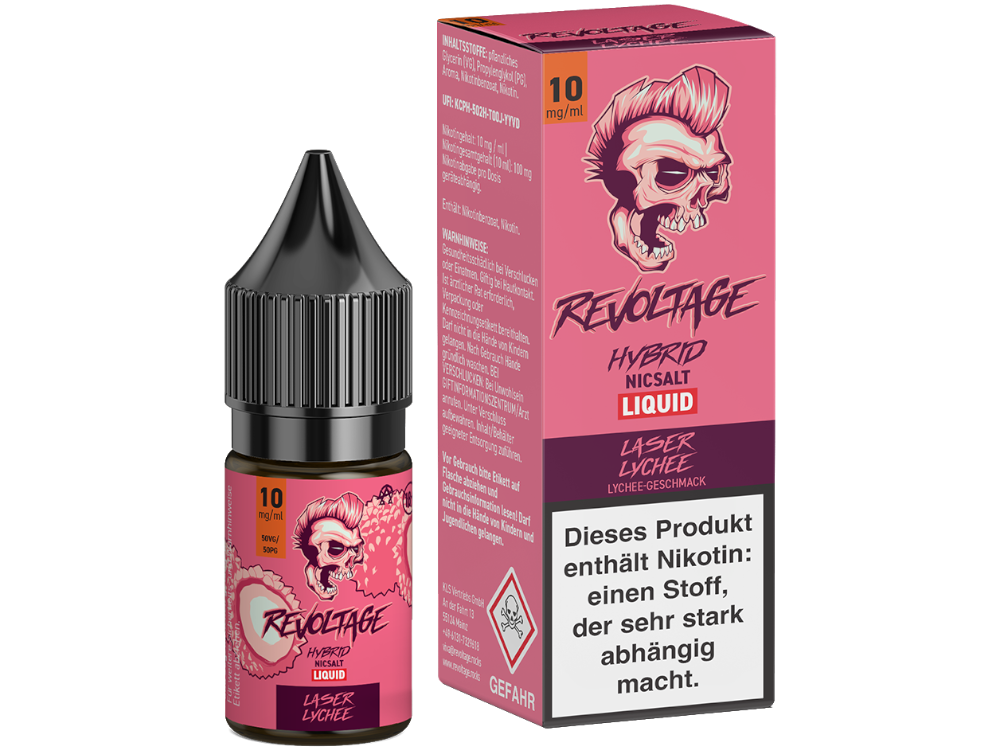 Revoltage - Laser Lychee - Hybrid Nikotinsalz Liquid 10 mg/ml