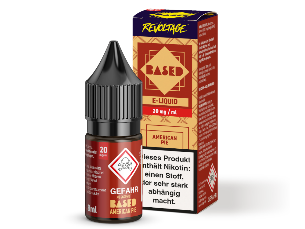 Revoltage - BASED - Amercian Pie Hybrid Nikotinsalz Liquid 8 ml 20 mg/ml