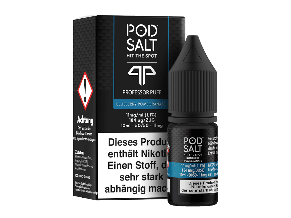 Pod Salt Fusion - Blueberry Pomegranate - Nikotinsalz Liquid 11 mg/ml