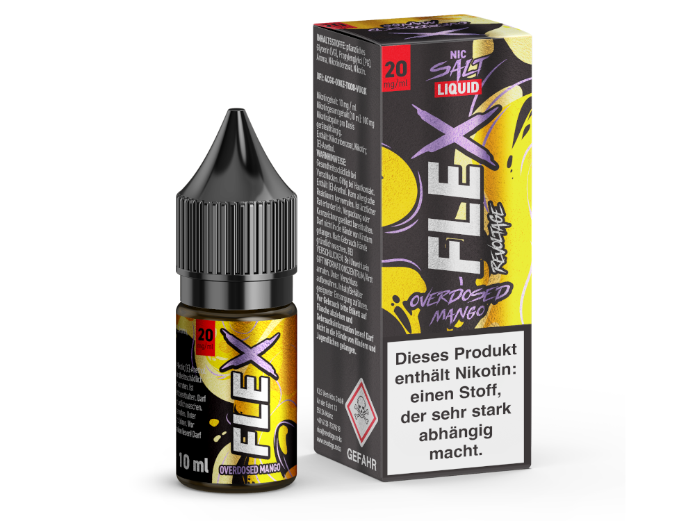 Revoltage - FLEX - Overdosed Mango - Nikotinsalz Liquid 20 mg/ml