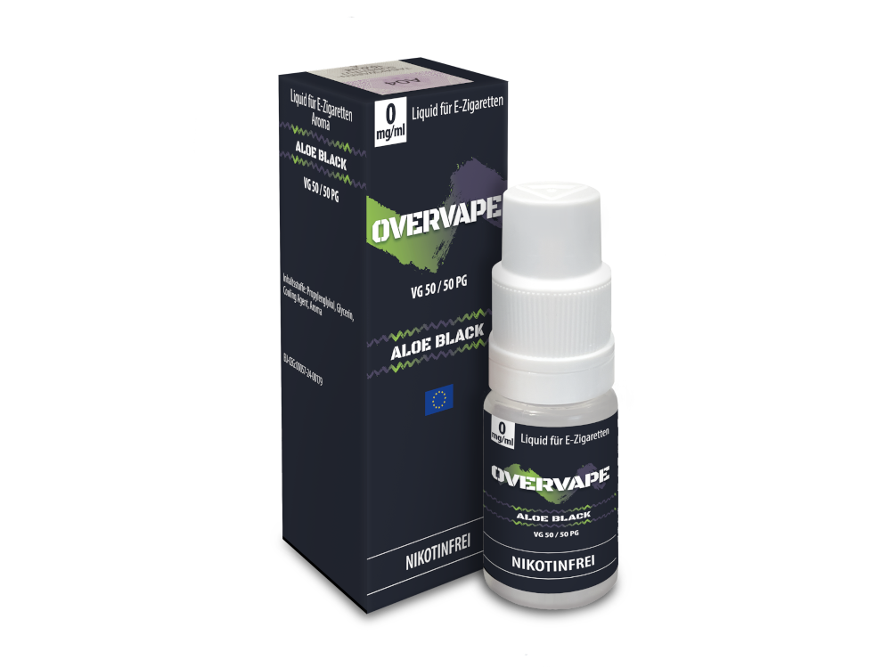 Overvape - Aloe Black - Nikotinsalz Liquid 0 mg/ml