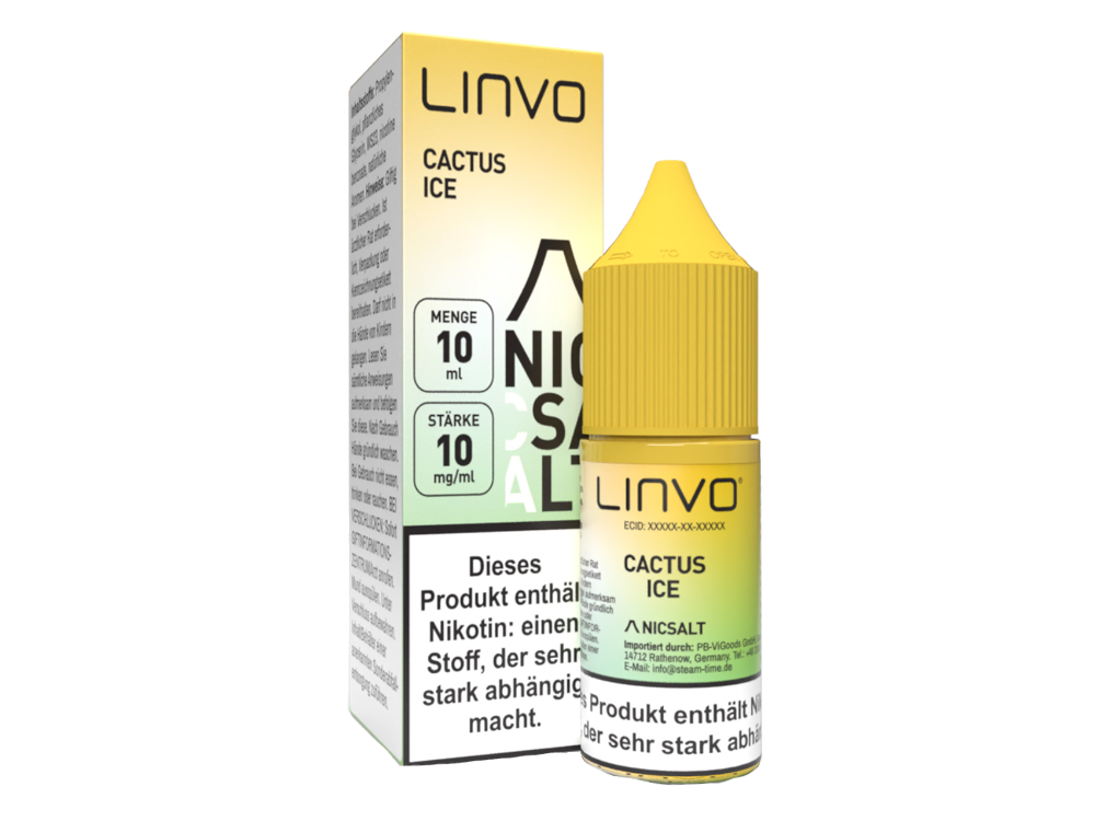 Linvo - Cactus Ice - Nikotinsalz Liquid 10 mg/ml