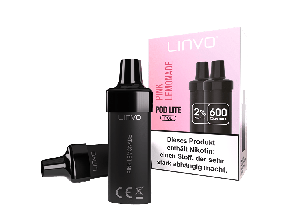 Linvo - Pod Lite Cartridge Pink Lemonade 20 mg/ml (2 Stück pro Packung)
