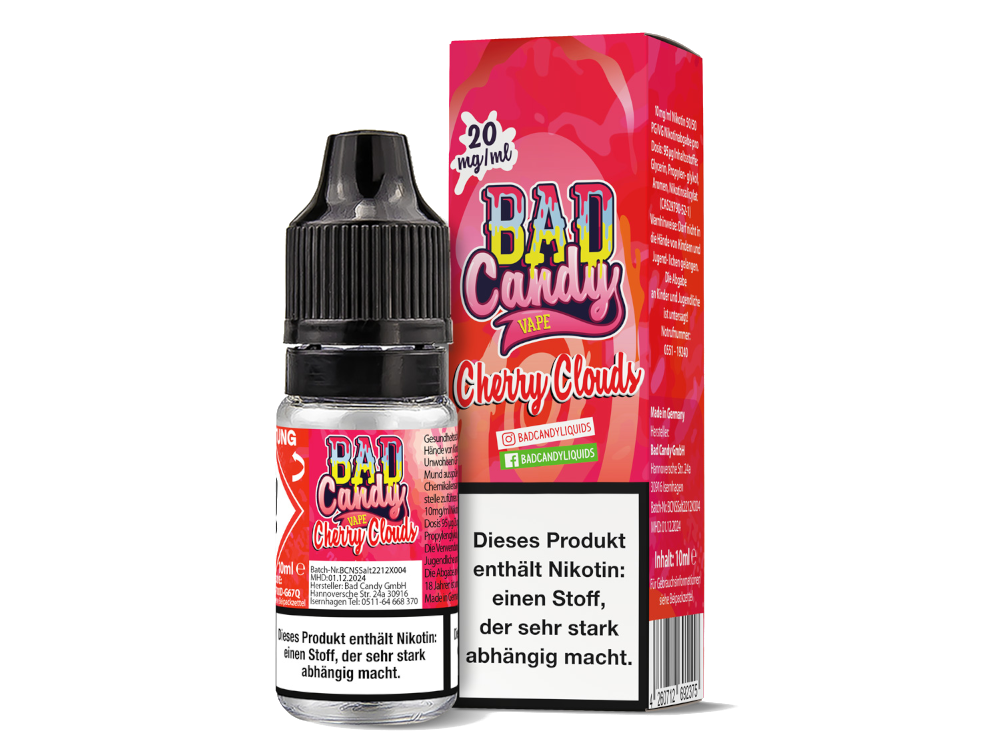 Bad Candy Liquids - Cherry Cloud - Nikotinsalz Liquid 20 mg/ml