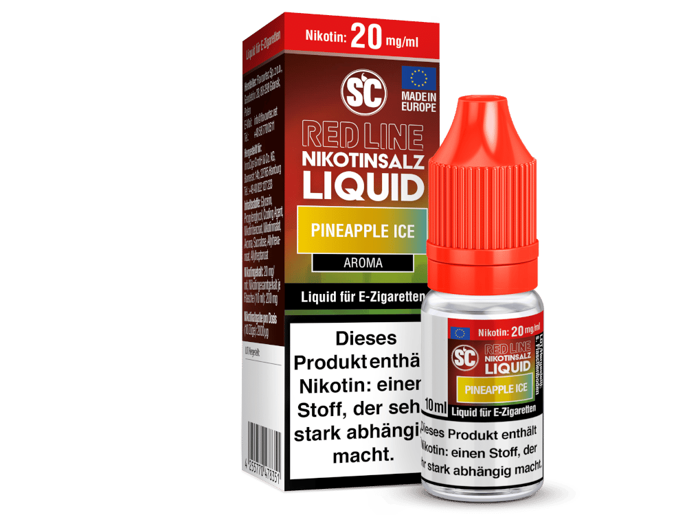 SC - Red Line - Pineapple Ice - Nikotinsalz Liquid 20 mg/ml