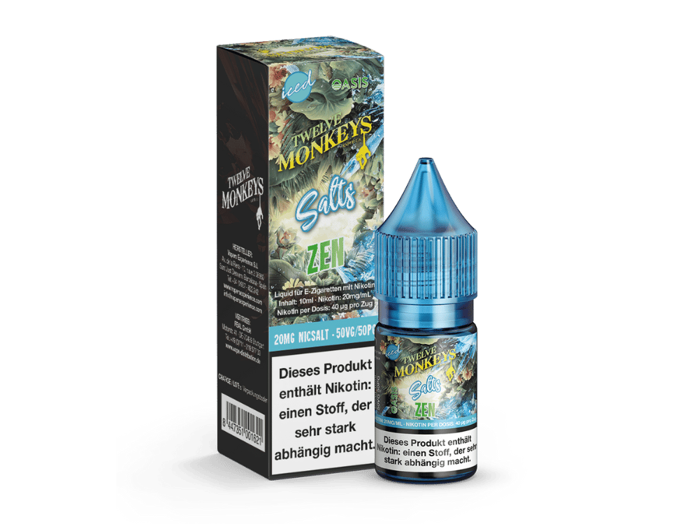 Twelve Monkeys - Iced - Zen - Nikotinsalz Liquid 20 mg/ml