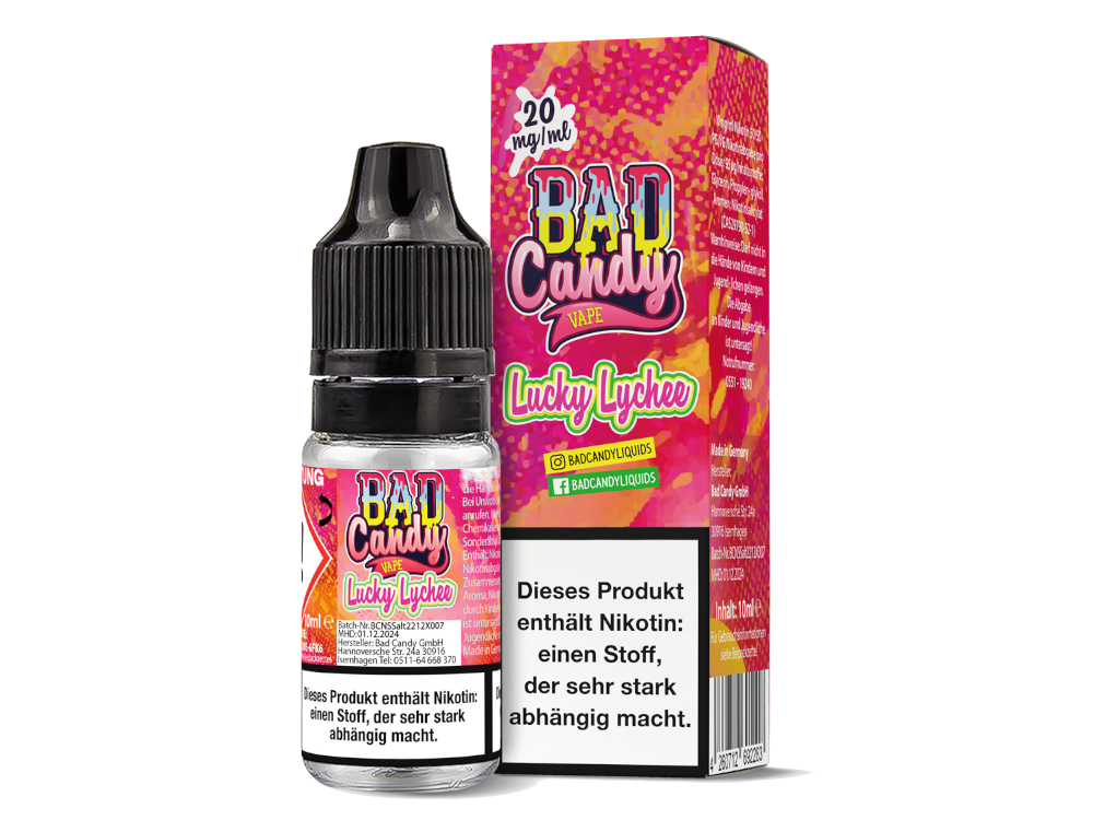 Bad Candy Liquids - Lucky Lychee - Nikotinsalz Liquid 20 mg/ml