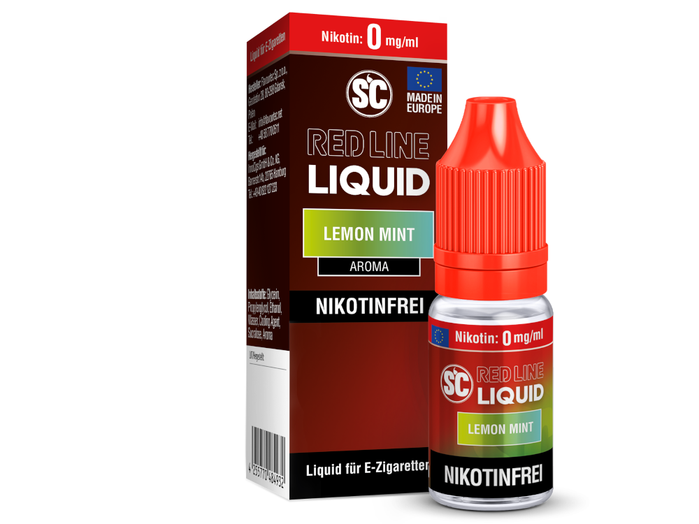 SC - Red Line - Lemon Mint - Nikotinsalz Liquid