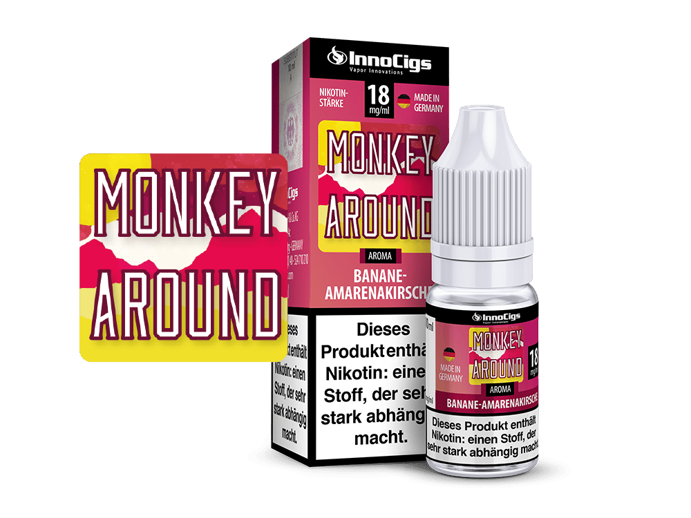 InnoCigs - Monkey Around Banane-Amarenakirsche Aroma 3 mg/ml