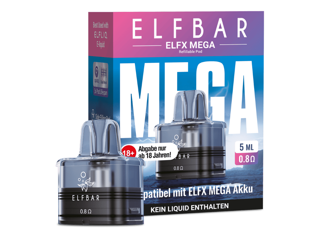 Elfbar - Elfx Mega Pod mit 0,8 Ohm 5 ml