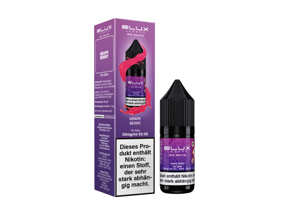 Elux - Grape Berry - Nikotinsalz Liquid 10 mg/ml
