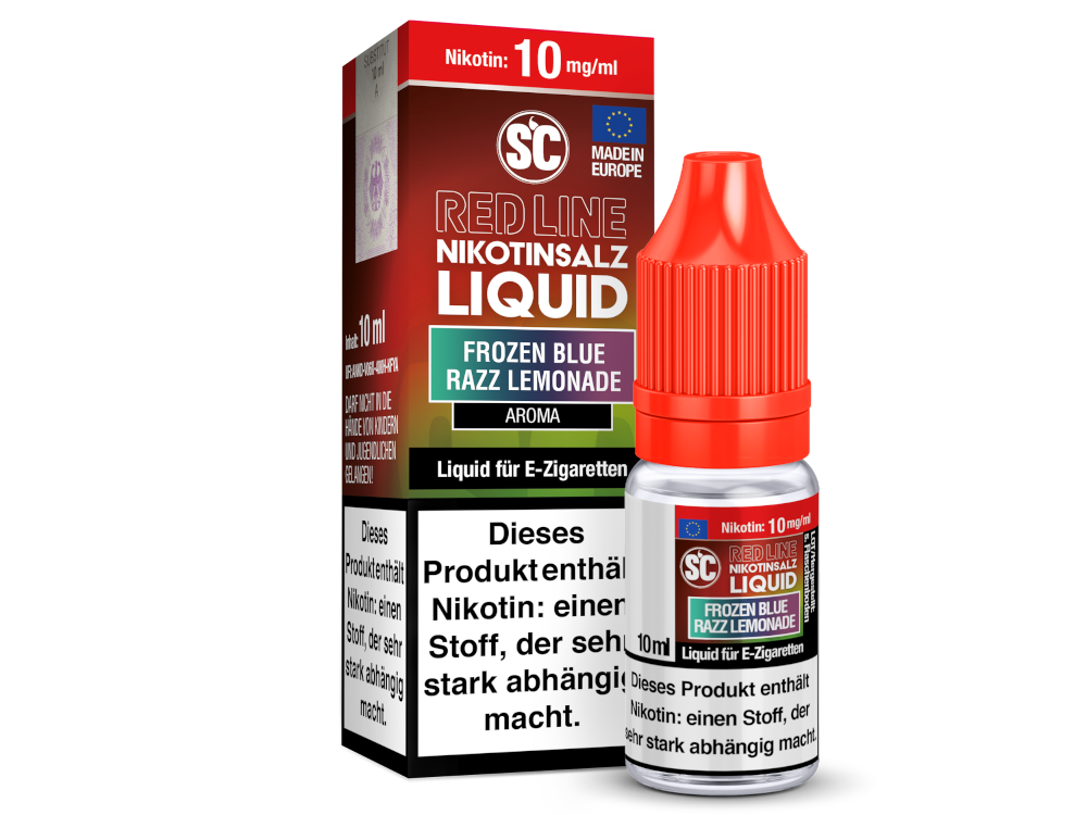 SC - Red Line - Frozen Blue Razz Lemonade - Nikotinsalz Liquid 10 mg/ml